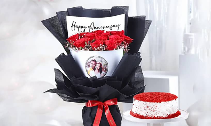 Flowers N Cakes For Anniversary
